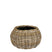 Mica Decorations Plantenbak Marcia - 36x36x25 cm - Rotan - Grijs
