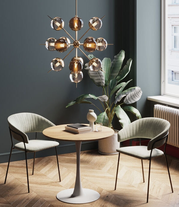 Kare Design Schickeria Ronde Bistrotafel 80 Cm - Eiken|Wit