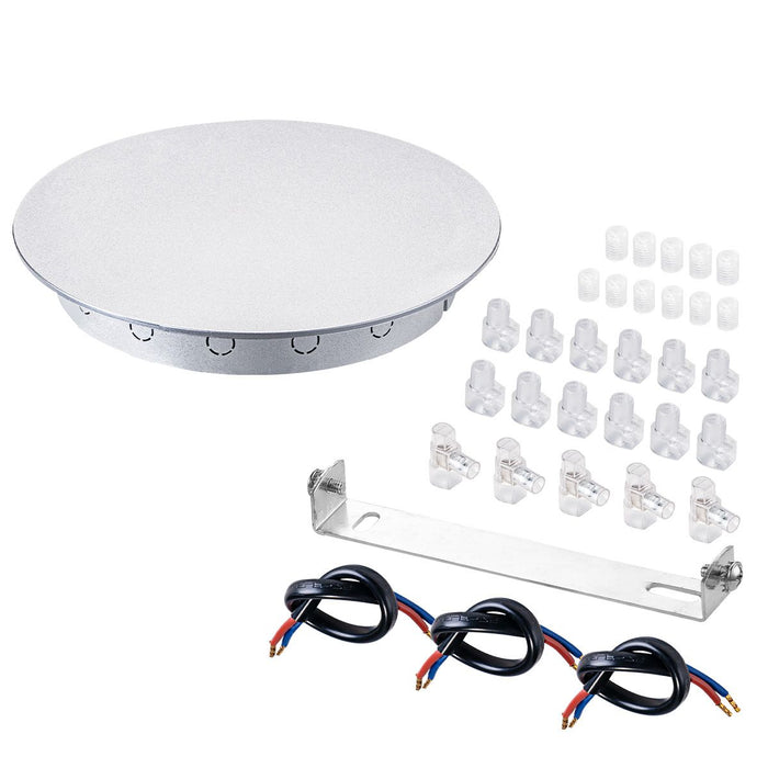 Home sweet home plafondkap Design 1-12 lichts - zilver