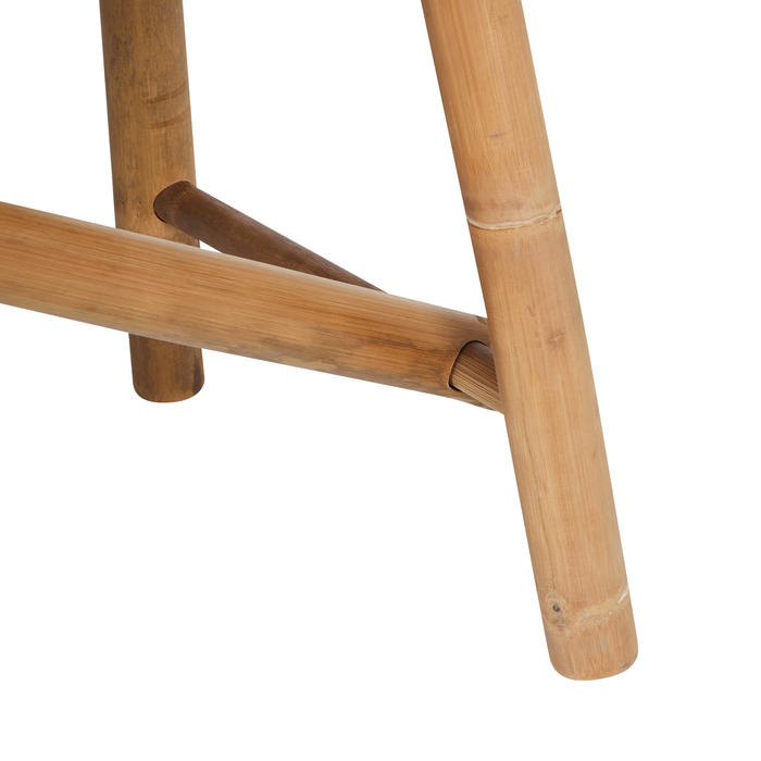 Beliani - TINDARI - Tuinbank set van 2 - Lichthout - Bamboe