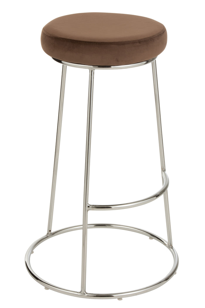 Zitting | Textiel | Bruin | 34x34x (h)7.5 Cm