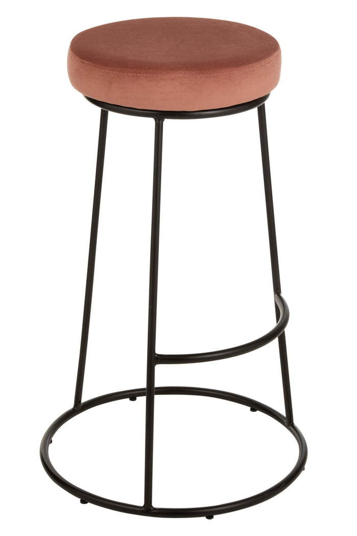 Zitting | Textiel | Roze | 34x34x (h)7.5 Cm