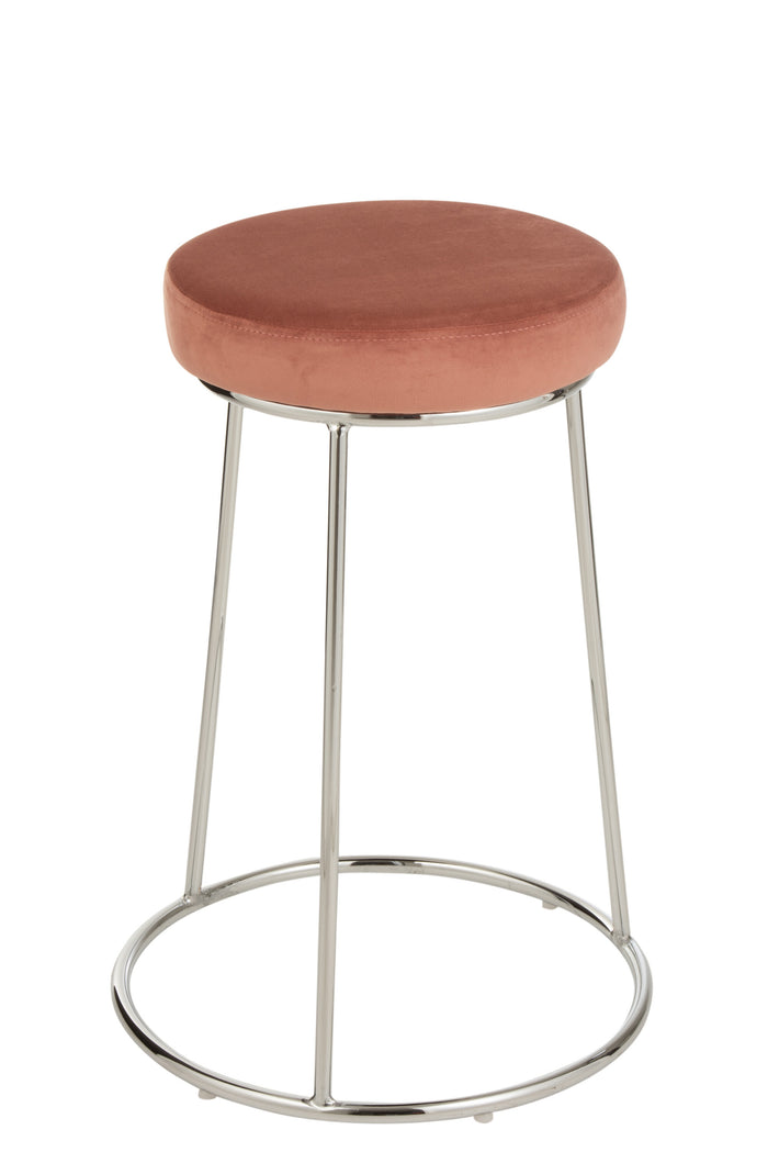 Zitting | Textiel | Roze | 34x34x (h)7.5 Cm