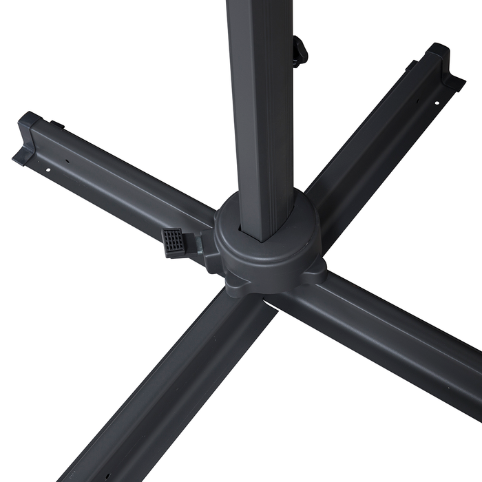 Nest outdoor Brandon Zweefparasol Zwart Ø 350 cm