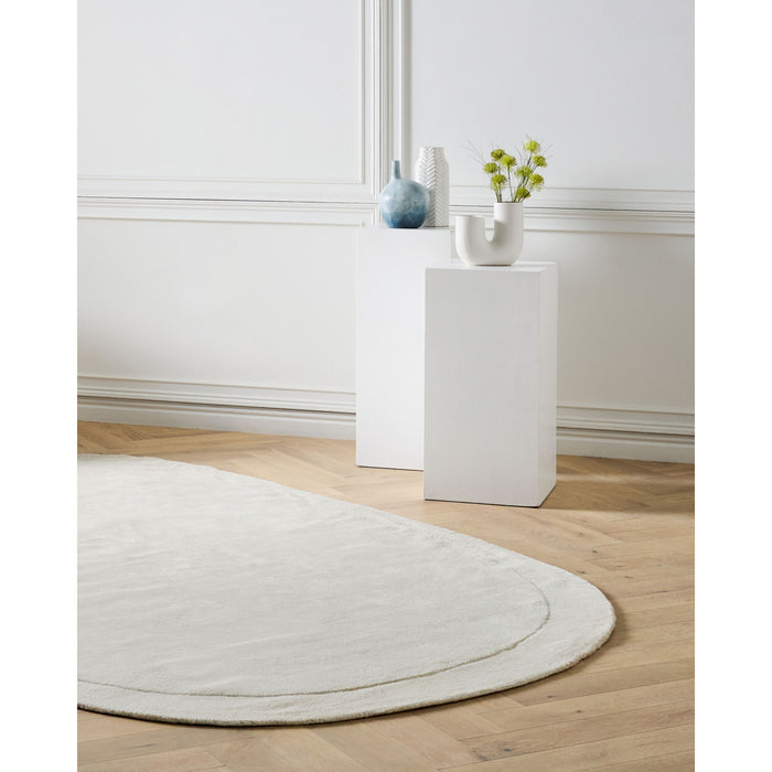 Beliani - MITHA - Vloerkleed - Gebroken wit - 200 x 300 cm - Viscose