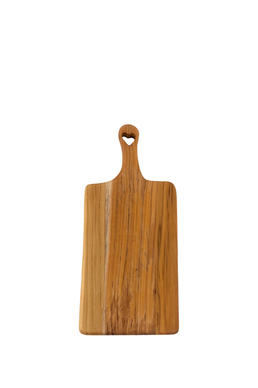 Sissy-Boy Teakhouten snijplank klein met hart