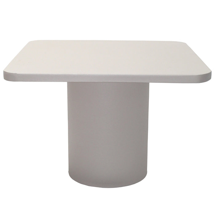 Giga Meubel - Salontafel Vierkant - Beige Metaal - 50x50x35cm - Mischa