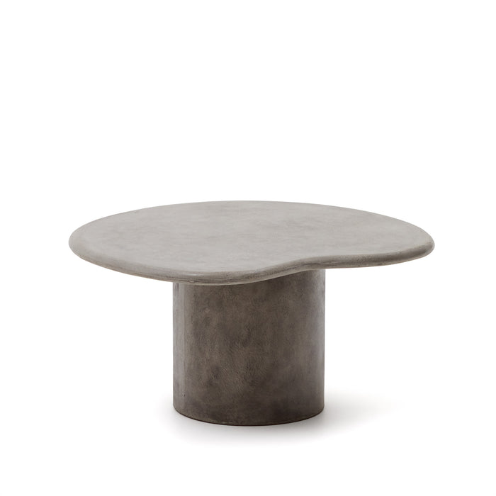 Kave Home - Salontafel Macarella van cement 83 x 77 cm