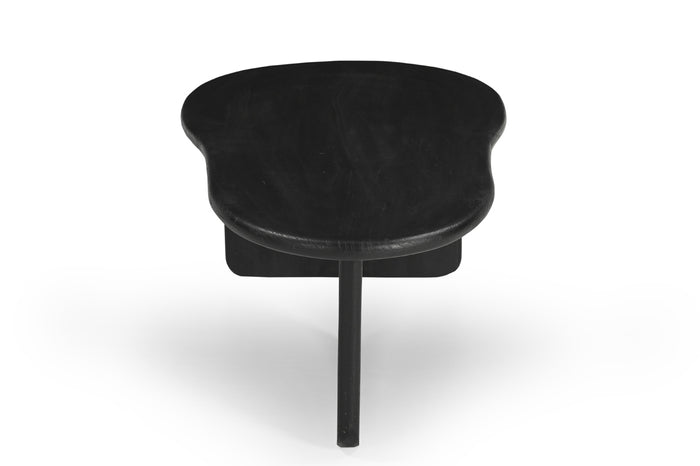 Giga Meubel - Salontafel Organisch 130cm - Zwart Mangohout - Sira