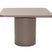 Giga Meubel - Salontafel Vierkant - Taupe Metaal - 50x50x35cm - Mischa