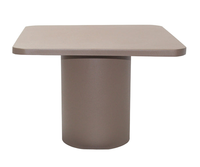 Giga Meubel - Salontafel Vierkant - Taupe Metaal - 50x50x35cm - Mischa