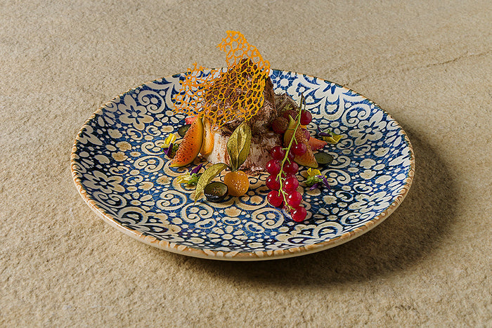 Bonna Gebaksbord - Alhambra - Porselein - 17 cm - set van 6