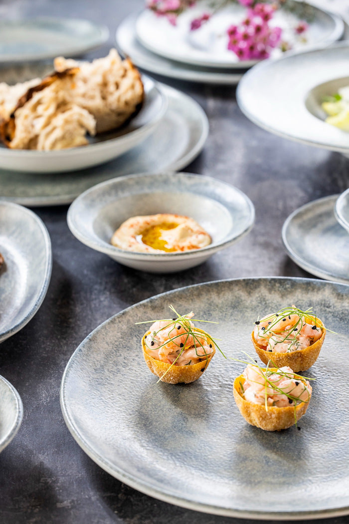 Bonna Gebaksbord - Omnia - Porselein - 23 cm - set van 6