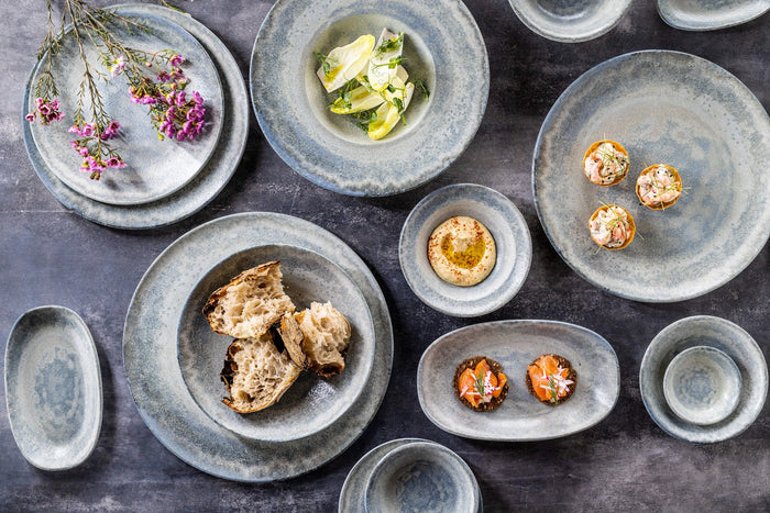 Bonna Gebaksbord - Omnia - Porselein - 23 cm - set van 6