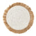 The Water Hyacinth Raffia Placemat - White Natural