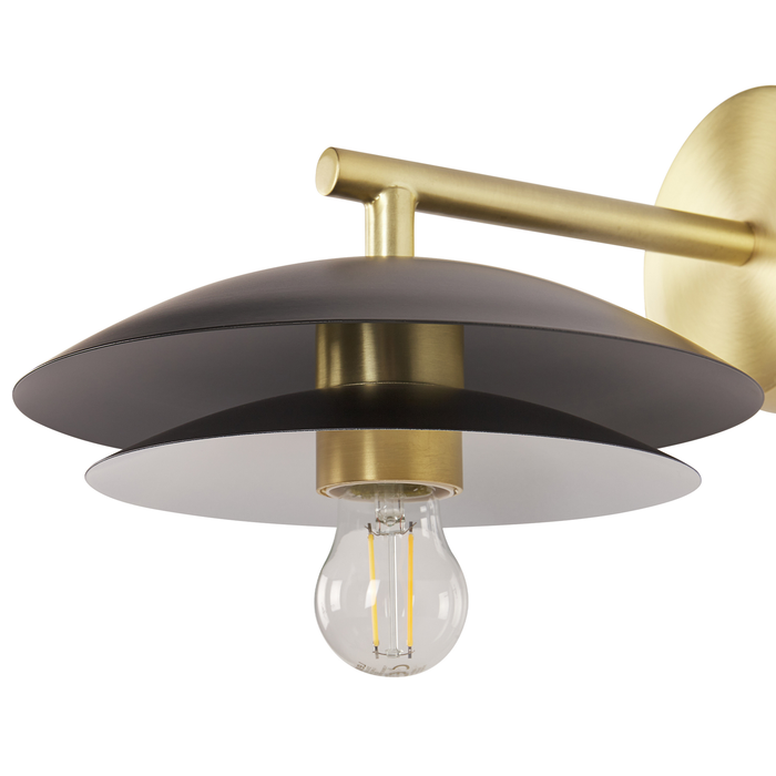 Beliani - LASOLO - Wandlamp - Zwart - Metaal