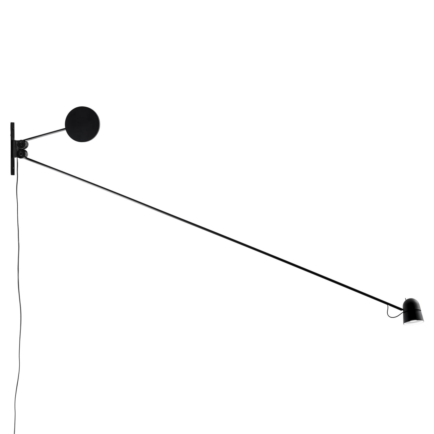 Luceplan Counterbalance wandlamp LED zwart