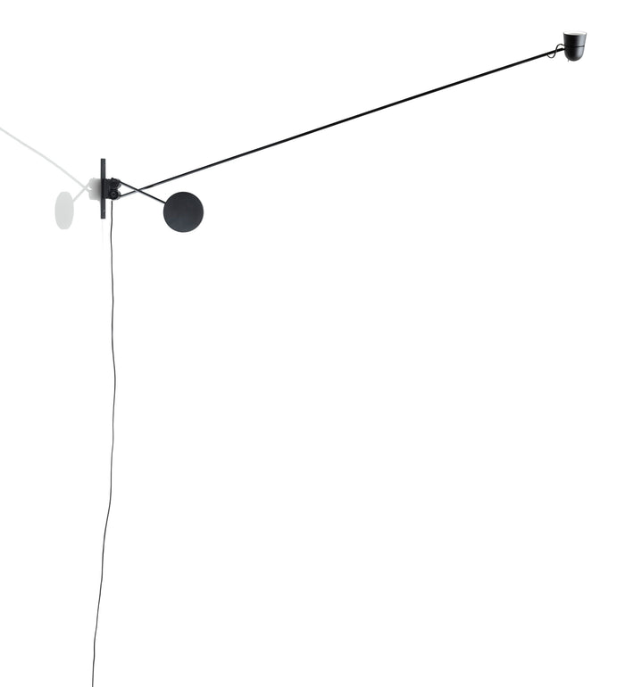 Luceplan Counterbalance wandlamp LED zwart