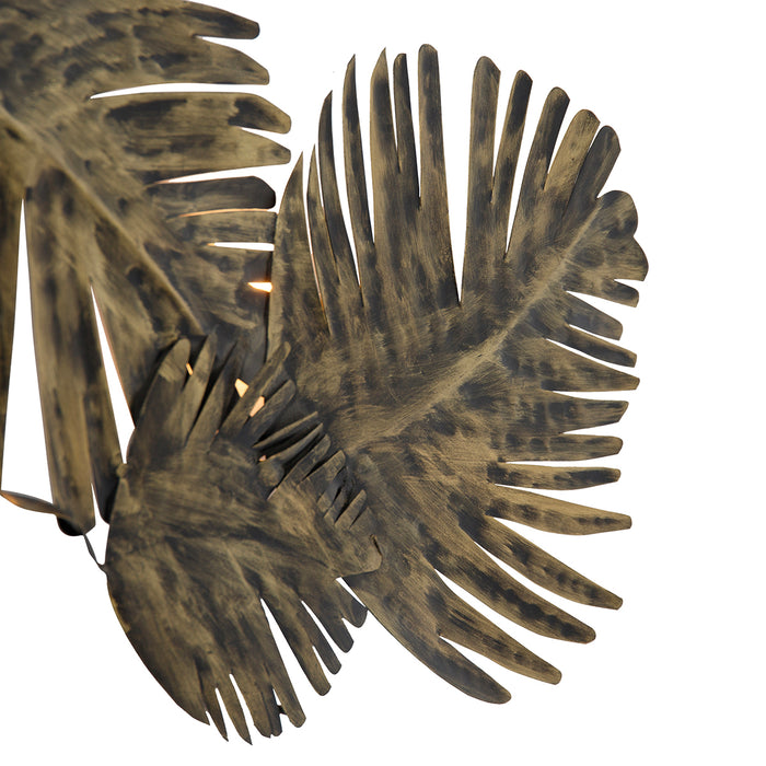 QAZQA Art Deco wandlamp antiek goud 105 cm 2-lichts - Lauf