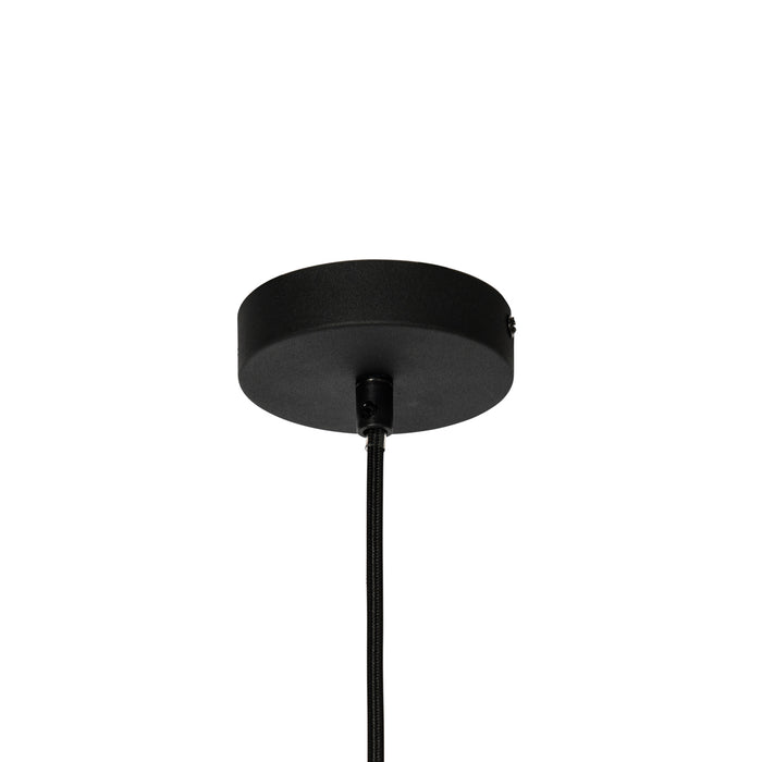 QAZQA Moderne hanglamp wit met zwart - Cloth