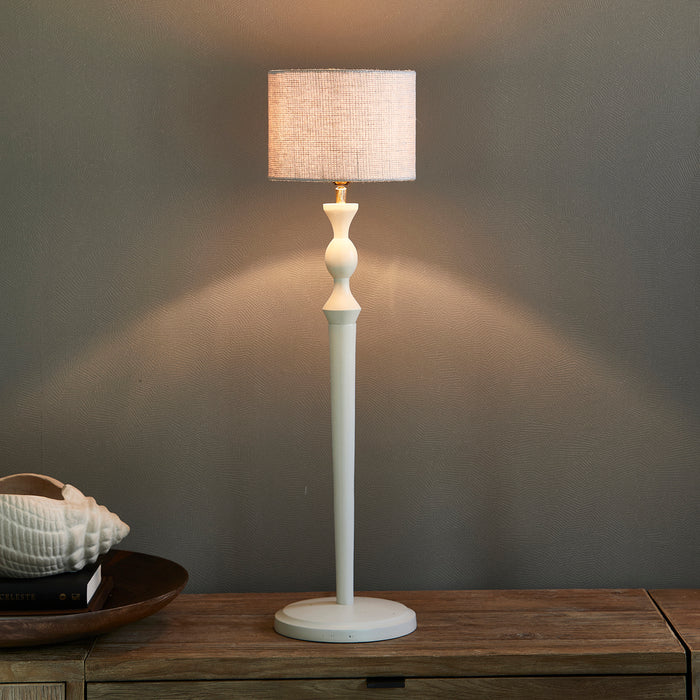 Riviera Maison Lampenkap Beige - Cylinder - Linnen (ØxH) 30x20