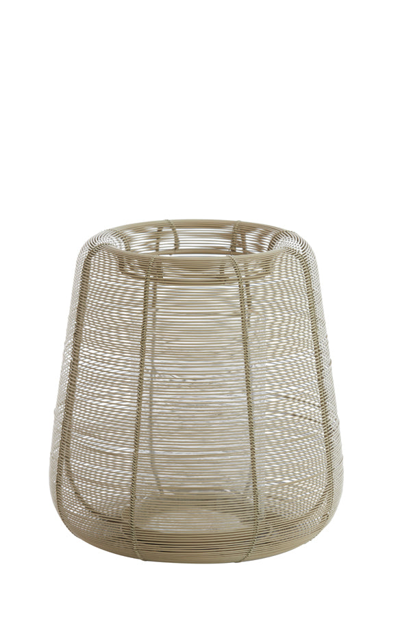 Light & Living - Windlicht ADETA - Ø28x29cm - Bruin