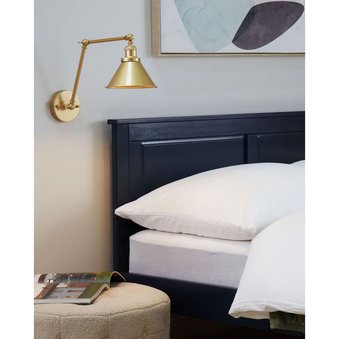 Beliani - NARVA - Wandlamp - Goud - Metaal