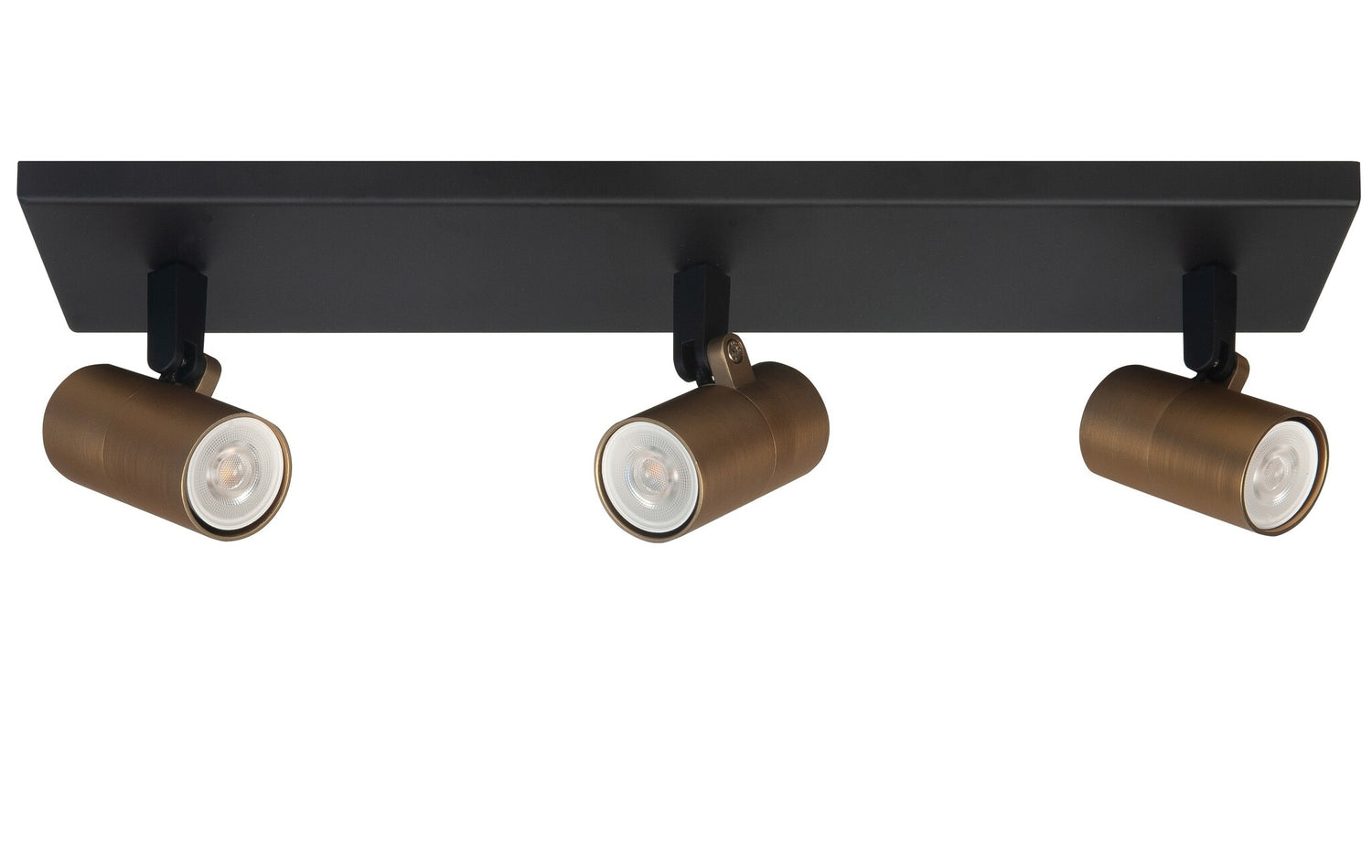 Highlight Spot Piccolo Zwart-Goud GU10 mini 35mm  3-Lichts Balk