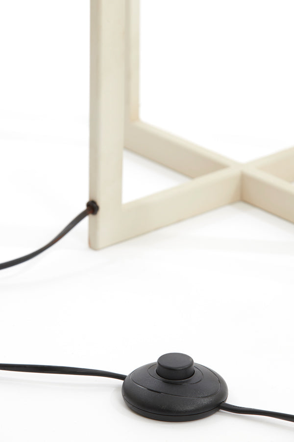 Light & Living Light&living Vloerlamp 30x30x140 cm MACE crème