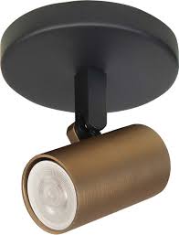 Highlight Spot Piccolo Zwart-Goud GU10 mini 35mm  1-Lichts