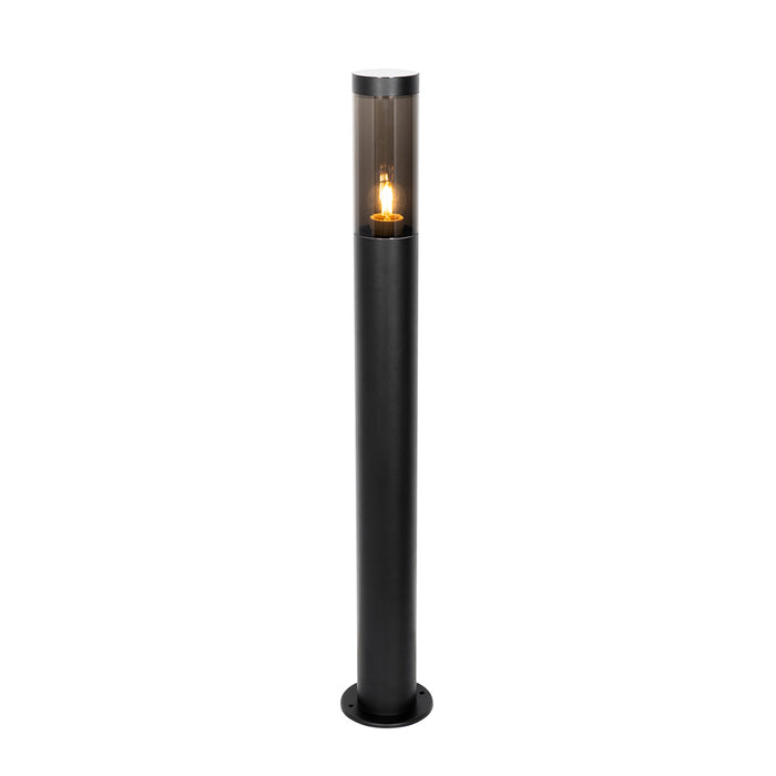 QAZQA Moderne buitenlamp paal zwart 110 cm IP44 - Rox