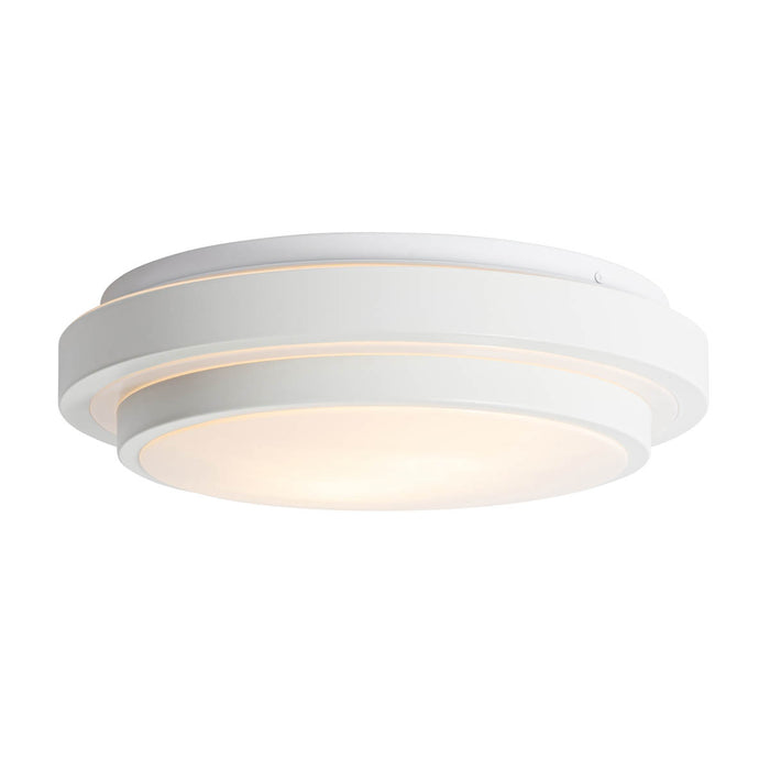 QAZQA Moderne plafondlamp wit 35 cm IP44 - Walden