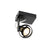 QAZQA Moderne plafondspot zwart draai- en kantelbaar GU10 50mm -