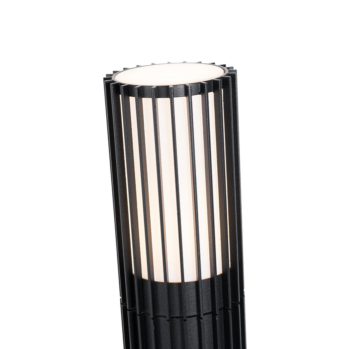 QAZQA Design buiten paaltje zwart 50 cm IP44 - Boris