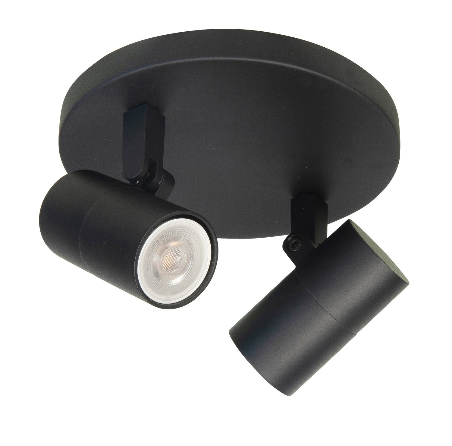 Highlight Spot Piccolo Zwart GU10 mini 35mm  2-Lichts Ø 15cm