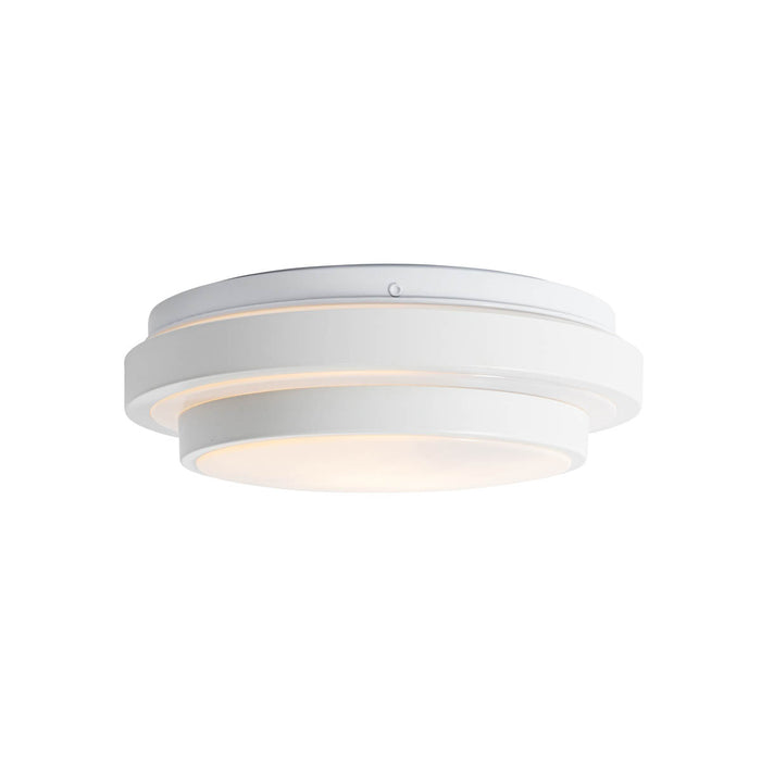 QAZQA Moderne plafondlamp wit 25 cm IP44 - Walden