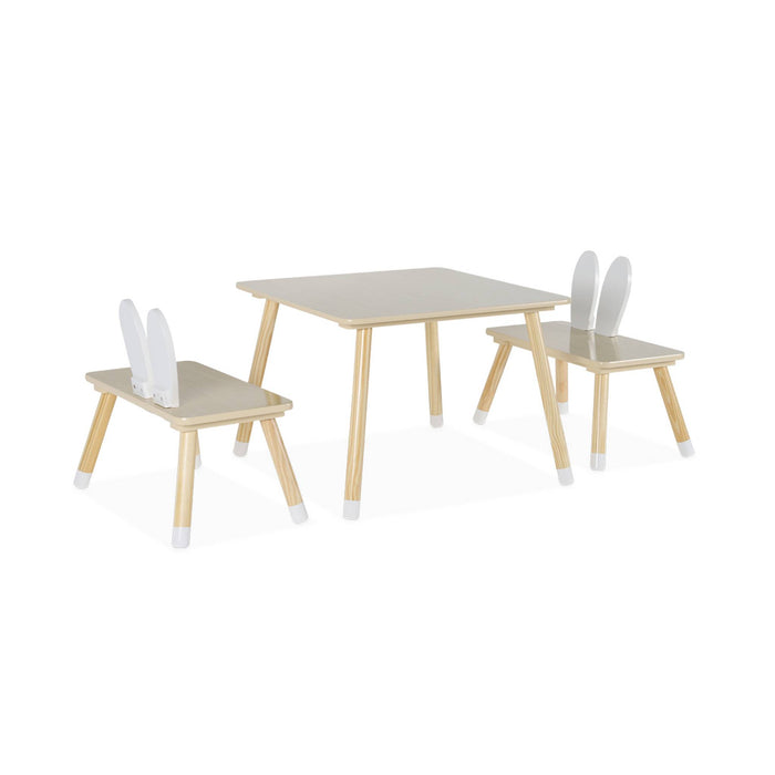 sweeek - Kindertafel + 2 stoelen