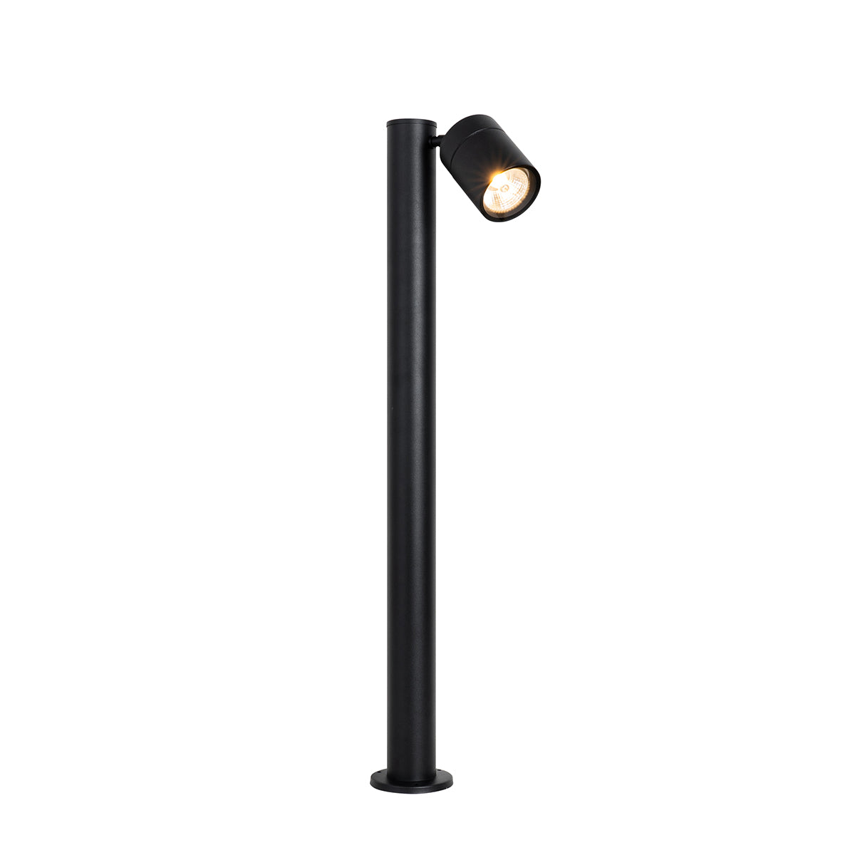 QAZQA Staande buitenlamp zwart 80 cm AR70 verstelbaar IP44 - Solo