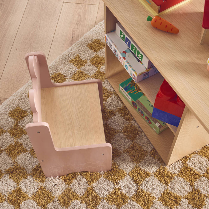 sweeek - Kindertafel + 2 stoelen, met planken