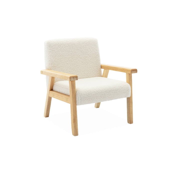 sweeek - Scandinavische kinderfauteuil in heveahout