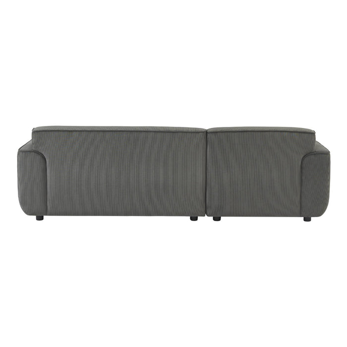 sweeek - 2 tot 3-zits corduroy hoekbank, linkerhoek