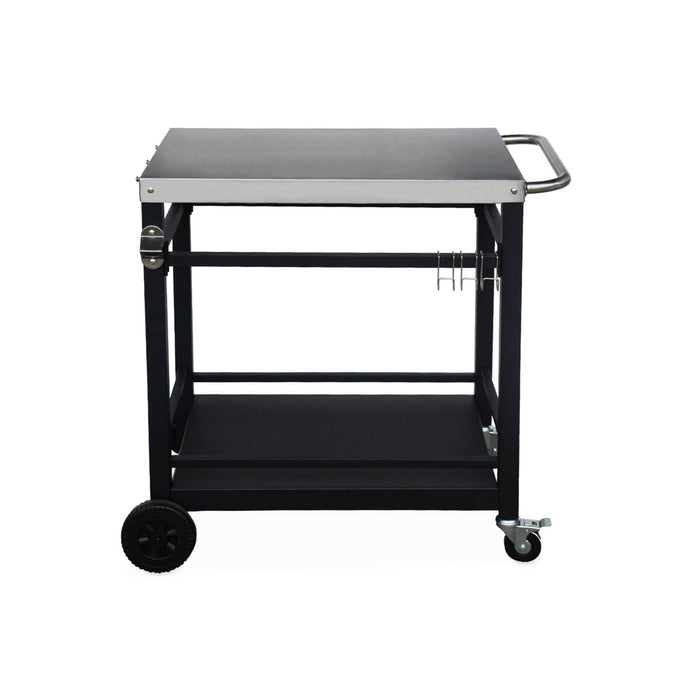 sweeek - Zwarte roltafel, Colbert, L88xB58xH82,8cm