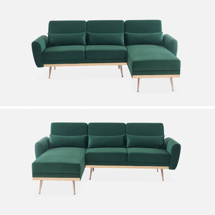 sweeek - Modulaire hoekbank 3 zitplaatsen Oskar