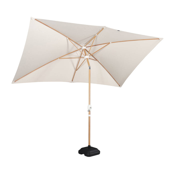 sweeek - Rechthoekige parasol 2x3m met centrale mast