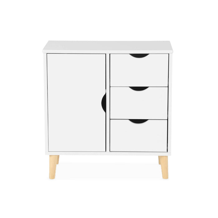 sweeek - kinderladekast, 1 deur en 3 laden