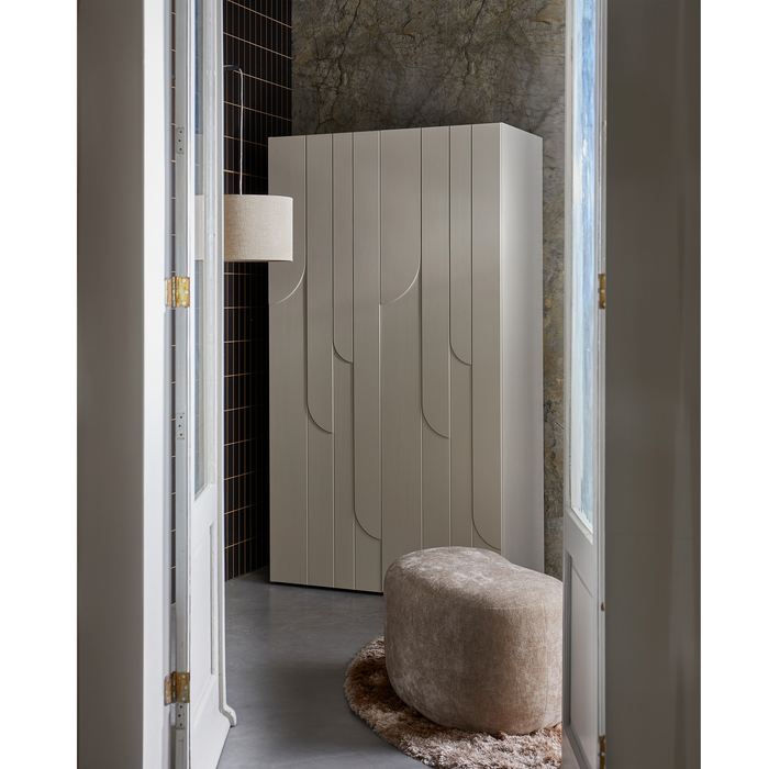 WOOOD Rain 2-deurs opbergkast - Grenen - Dust - 200x110x57 cm