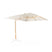 sweeek - Rechthoekige parasol 3x4m, paal met houteffect