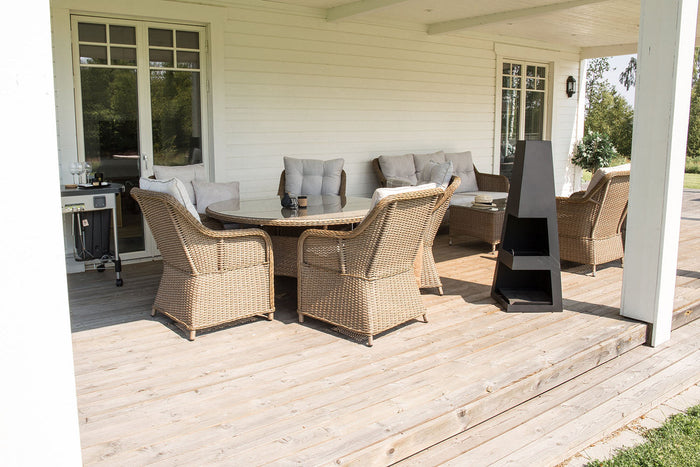 Rebellenclub Julep Tuinhaard - 40 x 40cm - Zwart