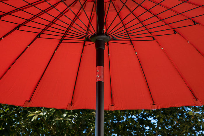 Rebellenclub Poppy Parasol - ø270cm - Rood