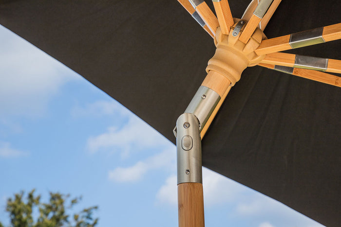 Rebellenclub Lavra Parasol - ø270cm - Zwart
